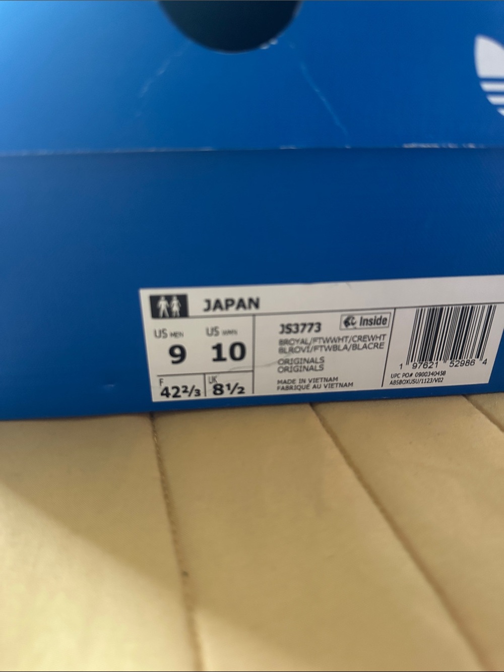adidas Japan Sneakers in Blue and White - Picture 3 of 4